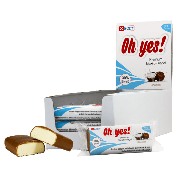 XBODY Oh yes Proteinriegel Kokosnuss