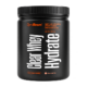 Freigestellte schwarze Dose GymBeam Clear Whey Hydrate, 500 g, Sorte Pfirsich Eistee